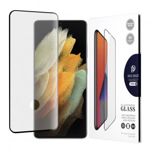 Folie protectie telefon Samsung Galaxy S21 Ultra - Dux Ducis Tempered Glass - Black - Img 1