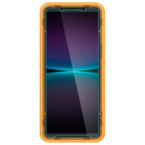 Folie protectie telefon Sony Xperia 1 IV (set 2) - Spigen Glass.TR Align Master - Clear - Img 3