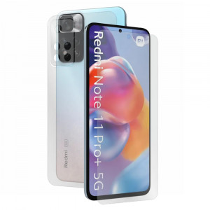 Folie protectie telefon Xiaomi Redmi Note 11 Pro+ 5G - Alien Surface Screen+Edges+Back - Transparent - Img 1