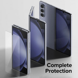 Folie telefon Samsung Galaxy Z Fold5 - Ringke Cover Display Tempered Glass - Clear - Img 2