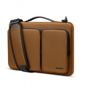 Geanta Laptop 16" - Tomtoc Defender Laptop Briefcase (A42F2Y1) - Brown - Img 1