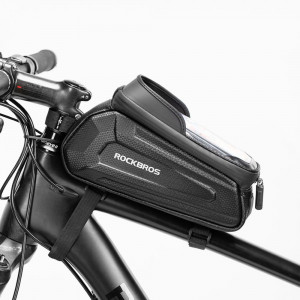 Geanta pentru Bicicleta 1.7l - RockBros Top Front Frame (B68) - Black - Img 2