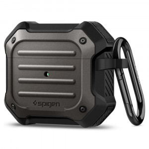 Husa pentru AirPods 3 (2021) - Spigen Tough Armor - Gunmetal - Img 1
