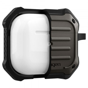 Husa pentru AirPods 3 (2021) - Spigen Tough Armor - Gunmetal - Img 4