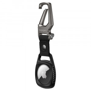 Husa pentru Apple AirTag - Spigen Rugged Armor - Black - Img 2
