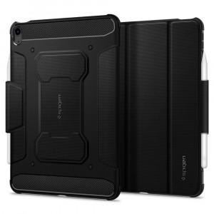 Husa pentru Apple iPad Air 4 (2020) - Spigen Rugged Armor Pro - Black - Img 3