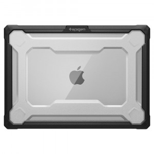 Husa pentru Apple MacBook Pro 14" (2021 / 2022 / 2023) - Spigen Rugged Armor - Black - Img 2