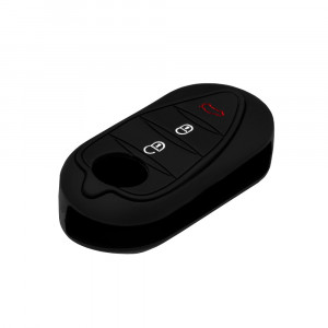Husa pentru cheie Alfa Romeo Mito, Giulietta, GTO - Techsuit Car Key Case (1019.01) - Black - Img 4