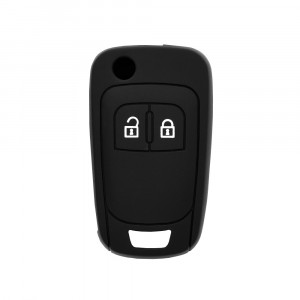 Husa pentru cheie Opel/Vauxhal Mokka, Astra J, Insignia, Buick - Techsuit Car Key Case (1005.08) - Black - Img 1