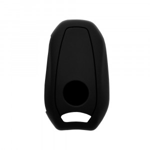 Husa pentru cheie Peugeot 3008, 5008/Citroen C3, C4, C5, C6, DS/Opel Astra, Corsa, Mokka, Crossland X, Grandland X - Techsuit Car Key Case (1002.05) - Black - Img 2