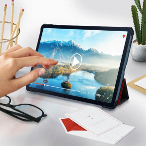 Husa pentru Samsung Galaxy Tab S6 Lite 10.4 P610/P615 - Techsuit FoldPro - Red - Img 3