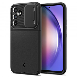 Husa Samsung Galaxy A54 - Spigen Optik Armor - Black - Img 1