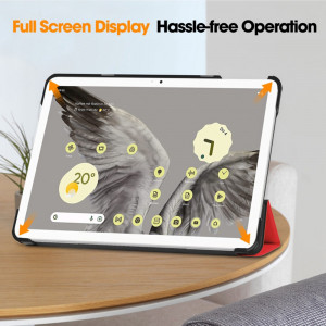 Husa tableta Google Pixel Tablet - Techsuit FoldPro - Red - Img 4