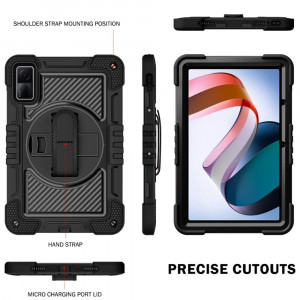 Husa tableta Xiaomi Redmi Pad - Techsuit StripeShell 360 - Black - Img 2