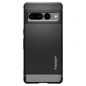 Husa telefon Google Pixel 7 Pro - Spigen Rugged Armor - Matte Black - Img 2
