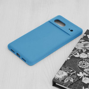Husa telefon Google Pixel 7 - Techsuit Soft Edge Silicone - Denim Blue - Img 3