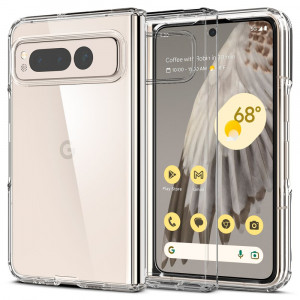 Husa telefon Google Pixel Fold - Spigen Ultra Hybrid - Clear - Img 1