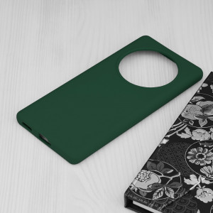 Husa telefon Honor Magic5 Lite - Techsuit Soft Edge Silicone - Dark Green - Img 3