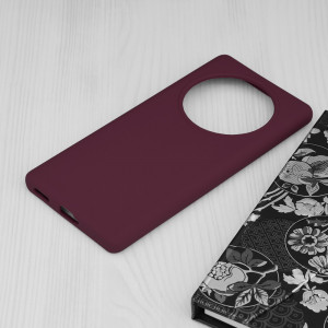 Husa telefon Honor Magic5 Lite - Techsuit Soft Edge Silicone - Plum Violet - Img 2
