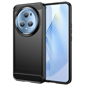 Husa telefon Honor Magic5 Pro - Techsuit Carbon Silicone - Black - Img 1