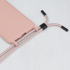 Husa telefon Honor X7a - Techsuit Crossbody Lanyard - Pink - Img 4