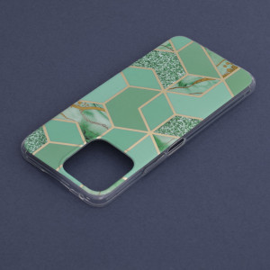 Husa telefon Honor X8 - Techsuit Marble Series - Green Hex - Img 3
