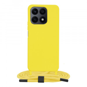 Husa telefon Honor X8a - Techsuit Crossbody Lanyard - Yellow - Img 1