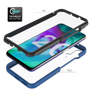Husa telefon Huawei Nova 5T / Honor 20 + Folie - Techsuit Defense360 Pro - Black - Img 2