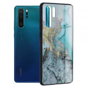 Husa telefon Huawei P30 Pro / P30 Pro New Edition - Techsuit Glaze Series - Blue Ocean - Img 1