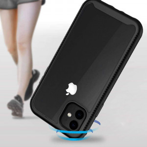 Husa telefon iPhone 11 + Folie - Techsuit Defense360 Pro - Black - Img 3
