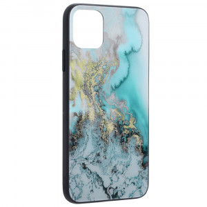 Husa telefon iPhone 11 Pro Max - Techsuit Glaze Series - Blue Ocean - Img 2