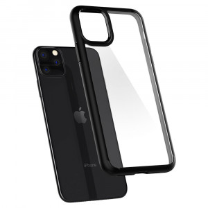 Husa telefon iPhone 11 Pro - Spigen Ultra Hybrid - Matte Black - Img 4