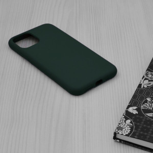 Husa telefon iPhone 11 Pro - Techsuit Soft Edge Silicone - Dark Green - Img 4