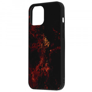 Husa telefon iPhone 12 Pro Max - Techsuit Glaze Series - Red Nebula - Img 2