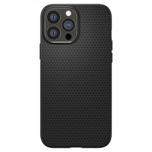 Husa telefon iPhone 13 Pro Max - Spigen Liquid Air - Matte Black - Img 2
