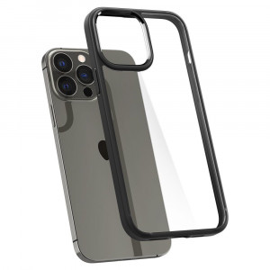 Husa telefon iPhone 13 Pro Max - Spigen Ultra Hybrid - Matte Black - Img 4