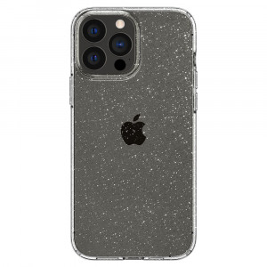 Husa telefon iPhone 13 Pro - Spigen Liquid Crystal Glitter - Crystal Quartz - Img 3