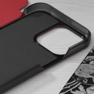 Husa telefon iPhone 13 Pro - Techsuit eFold Series - Red - Img 3