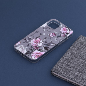 Husa telefon iPhone 13 - Techsuit Marble Series - Bloom of Ruth Gray - Img 4