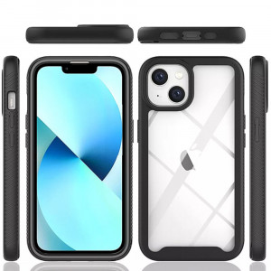 Husa telefon iPhone 14 Plus + Folie - Techsuit Defense360 Pro - Black - Img 2