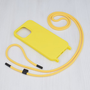 Husa telefon iPhone 14 Pro Max - Techsuit Crossbody Lanyard - Yellow - Img 2