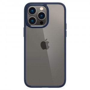 Husa telefon iPhone 14 Pro - Spigen Ultra Hybrid - Navy Blue - Img 3