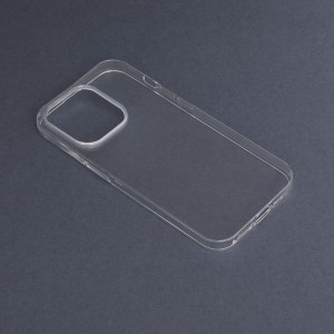 Husa telefon iPhone 14 Pro - Techsuit Clear Silicone - Transparenta - Img 2