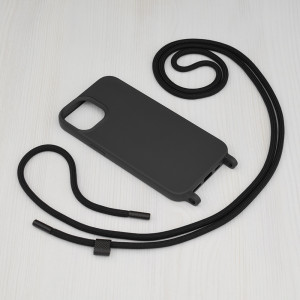 Husa telefon iPhone 14 Pro - Techsuit Crossbody Lanyard - Black - Img 2