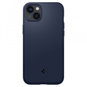 Husa telefon iPhone 14 - Spigen Mag Armor - Navy Blue - Img 3