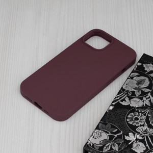 Husa telefon iPhone 14 - Techsuit Soft Edge Silicone - Plum Violet - Img 3
