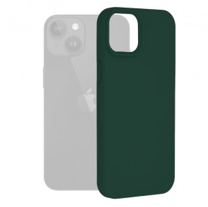 Husa telefon iPhone 15 Plus - Techsuit Soft Edge Silicone - Dark Green