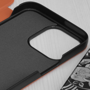 Husa telefon iPhone 15 Pro Max - Techsuit eFold Series - Orange - Img 3