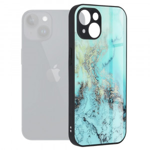 Husa telefon iPhone 15 - Techsuit Glaze Series - Blue Ocean - Img 1