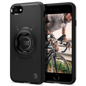 Husa telefon iPhone 7 / 8 / SE 2, SE 2020 / SE 3, SE 2022 - Spigen Gearlock Bike Mount (GCF121) - Black